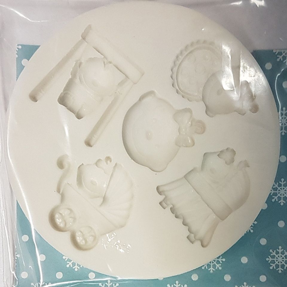 fondant mould baby girl