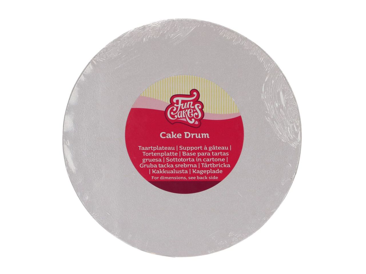 funcakes tortenplatten rund 20 cm weiss