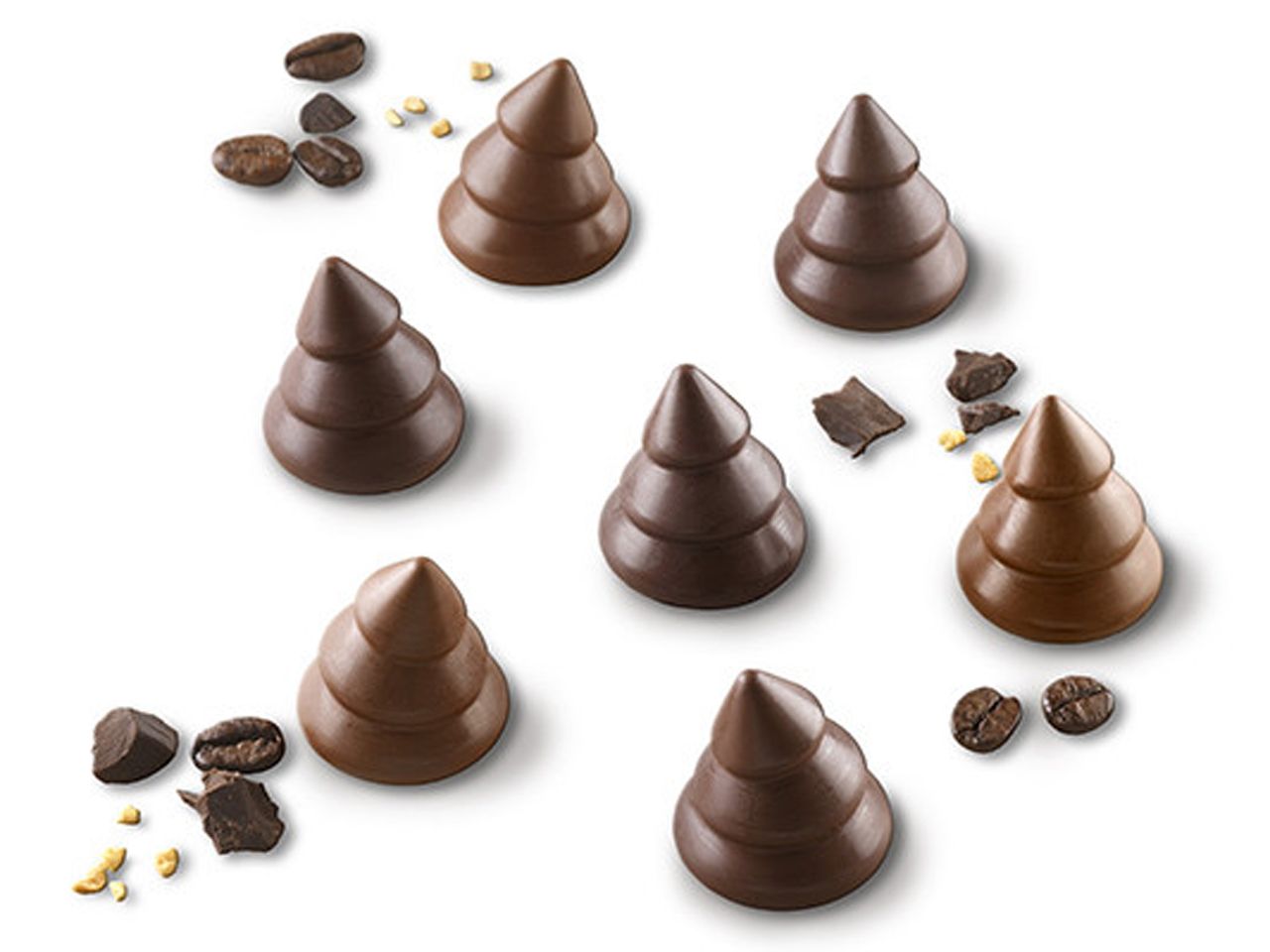 silikon pralinenform choco trees