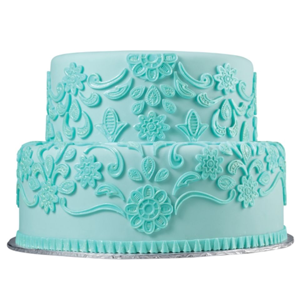 wilton lace fondant mould