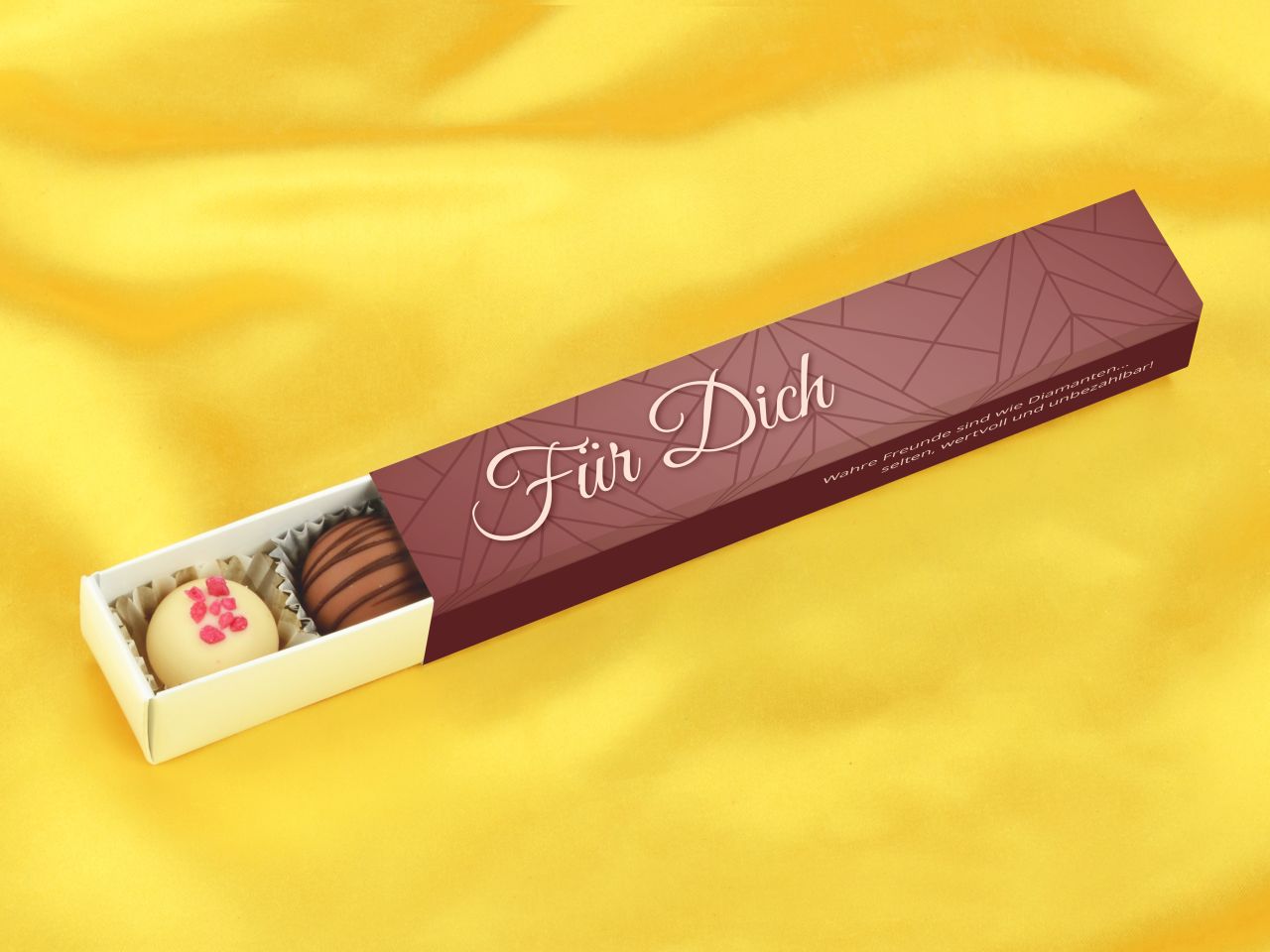 personalised truffle bar for 6 truffles for you