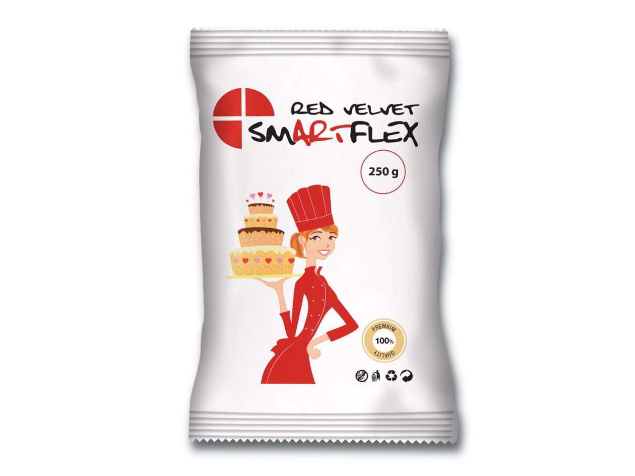 smartflex fondant rot velvet 250g