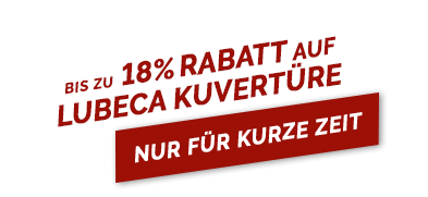 Bis zu 18% auf Lubeca-Kuvertüre aus DeutschlandNur bis zum 02.11.2026, 12 UhrJetzt schnell zugreifen!