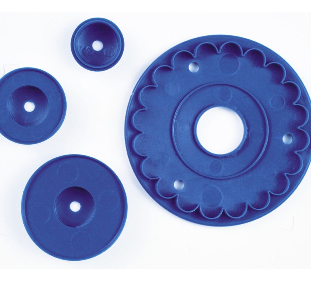 fondant cutter set flounce ruffles 4 pieces