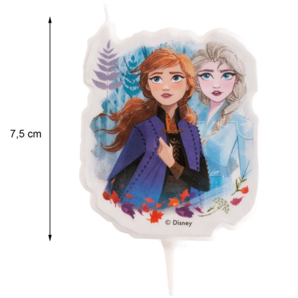 geburtstagskerze frozen eiskoenigin 2d 7 5 cm