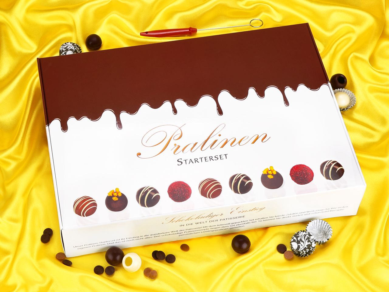 pralinenset zum start in die pralinenproduktion