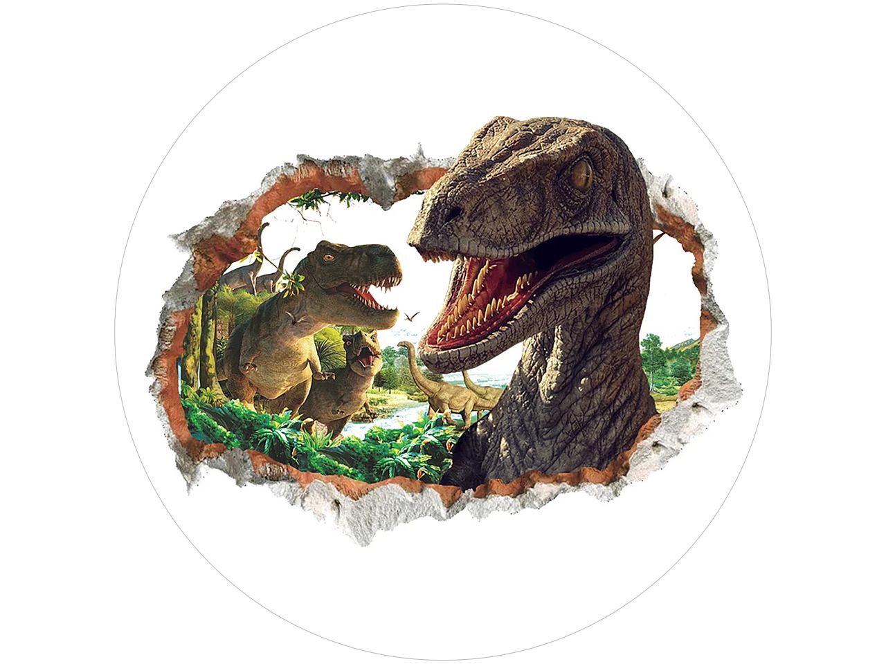tortenaufleger jurassic world 6 rund 20cm