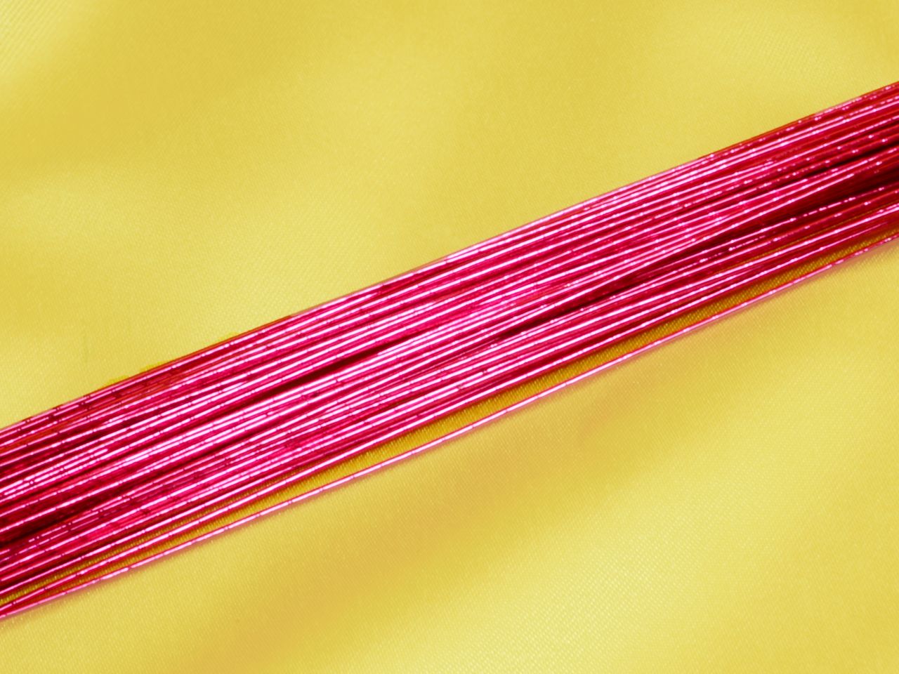 blumendraht metallic pink 20g 50 stueck