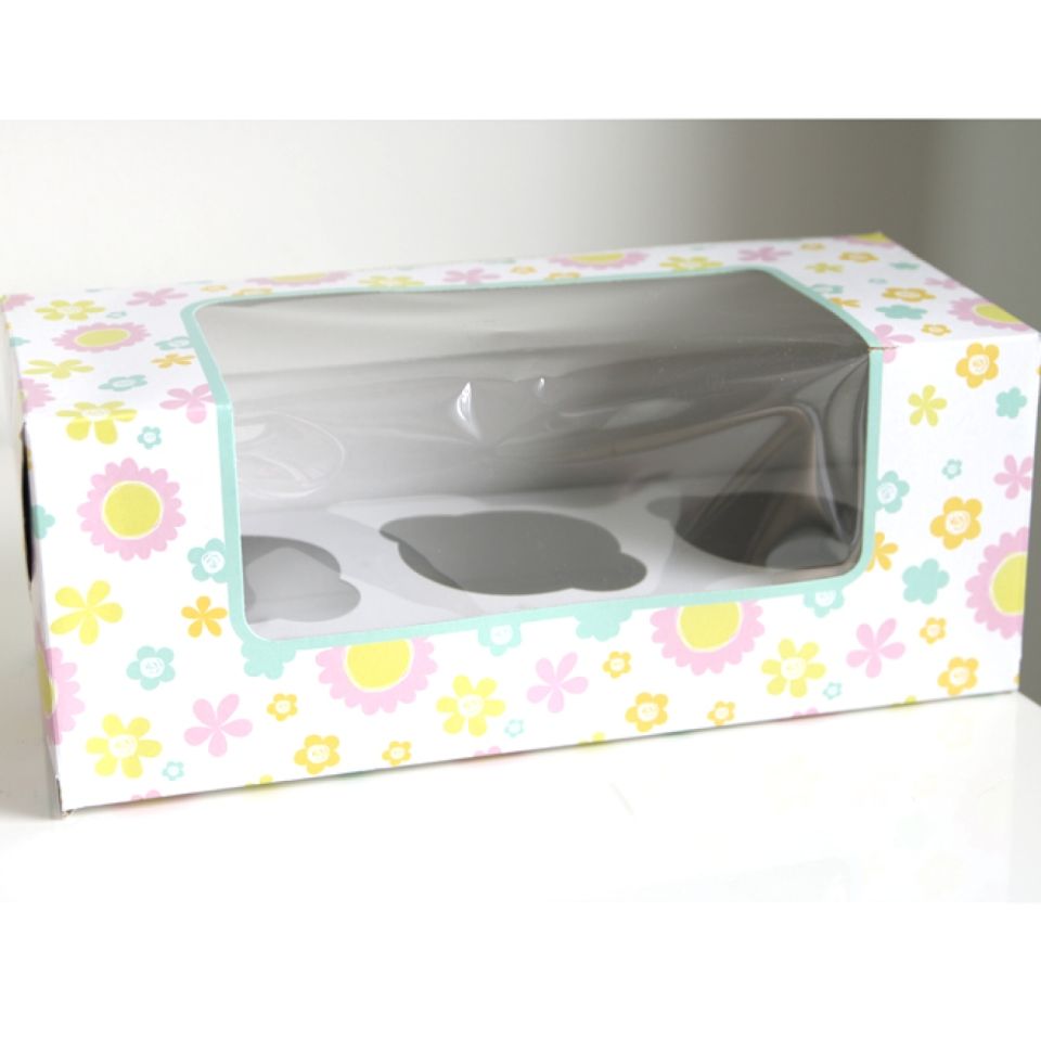 wilton flower garden cupcake boxes 3 pieces