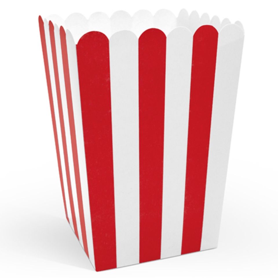 popcornboxen mini 7x7x13 cm 6 stk