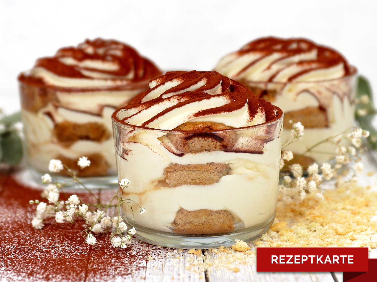 schnelles tiramisu im glas rezeptkarte
