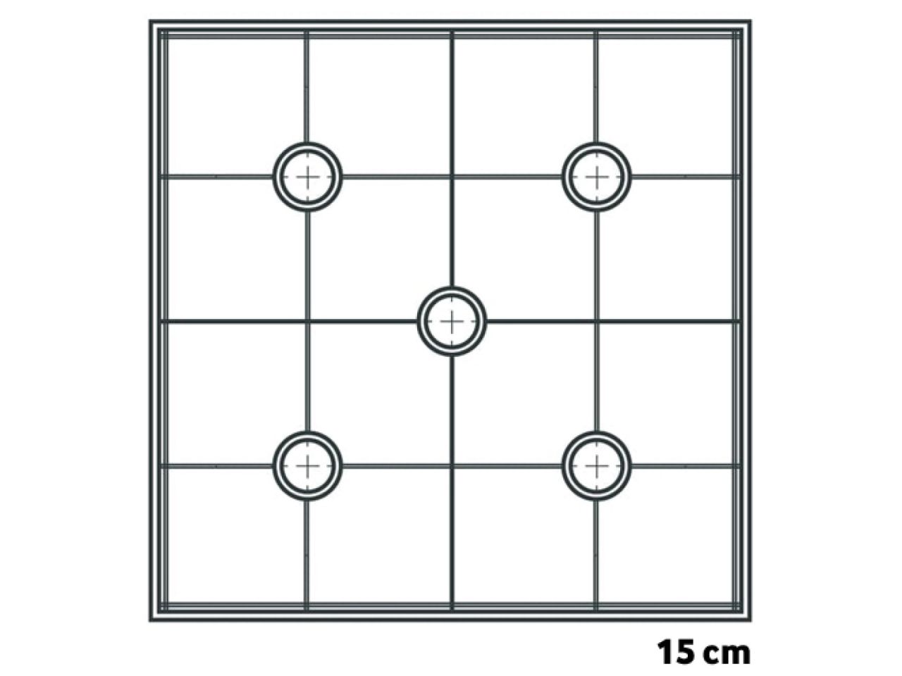 cake frame board set 15 cm square