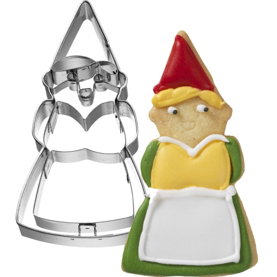 klabauter woman cookie cutter stainless steel 8 5cm