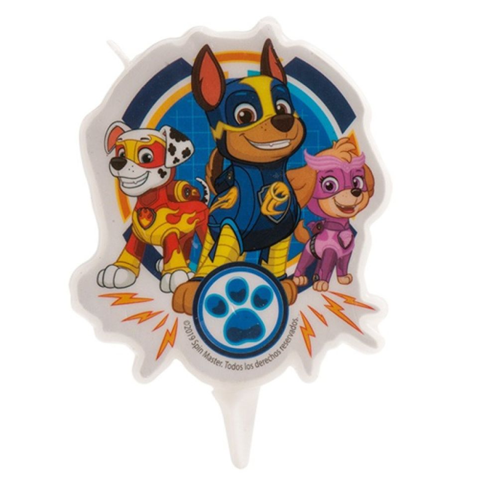tortenkerze paw patrol