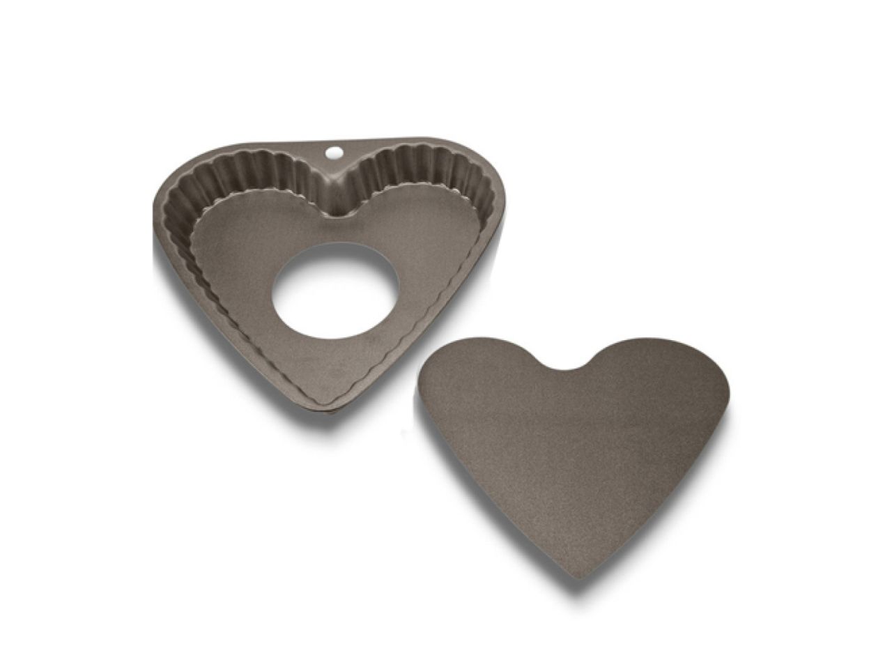 quicheform herausnehmbarer boden herzform 23 cm