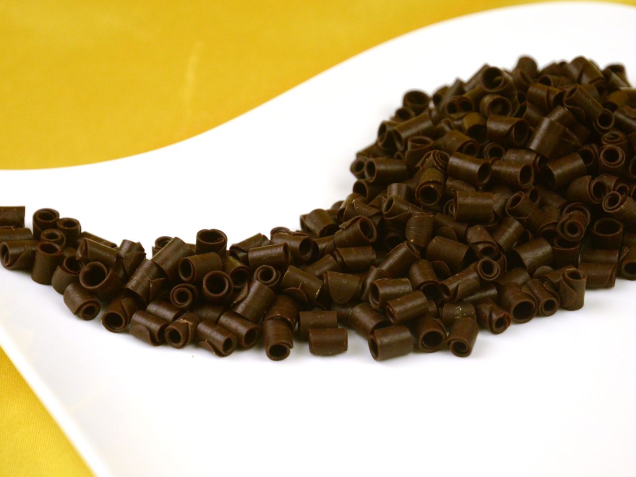 chocolate curls dark 50g