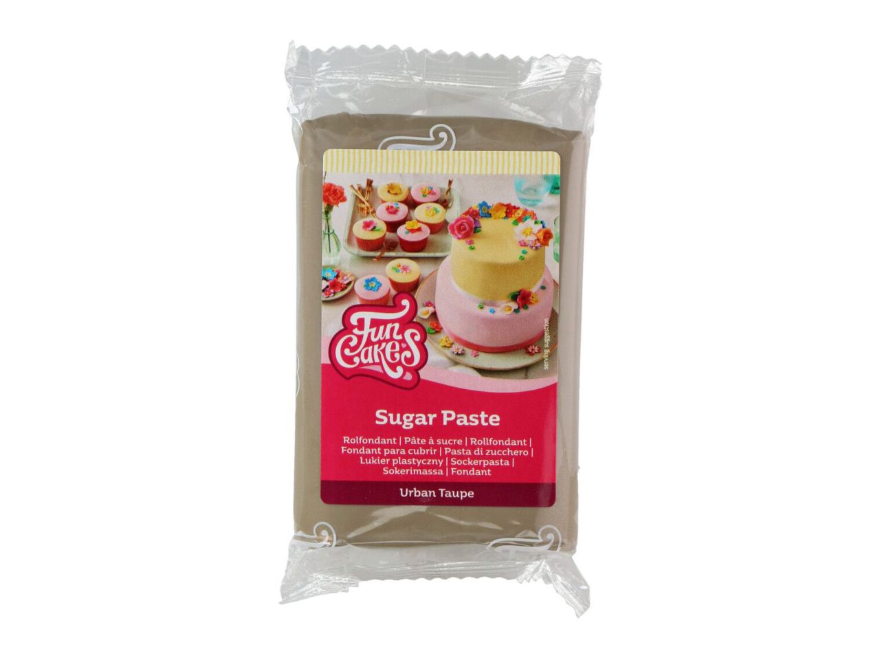 funcakes zuckerpaste urban taupe 250g