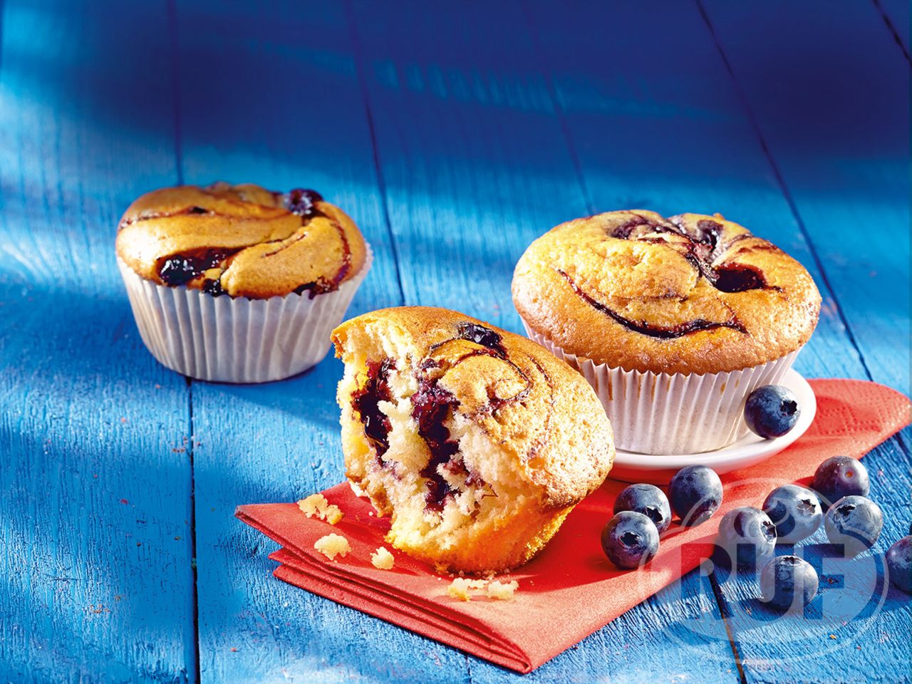 ruf blueberry muffins 410g