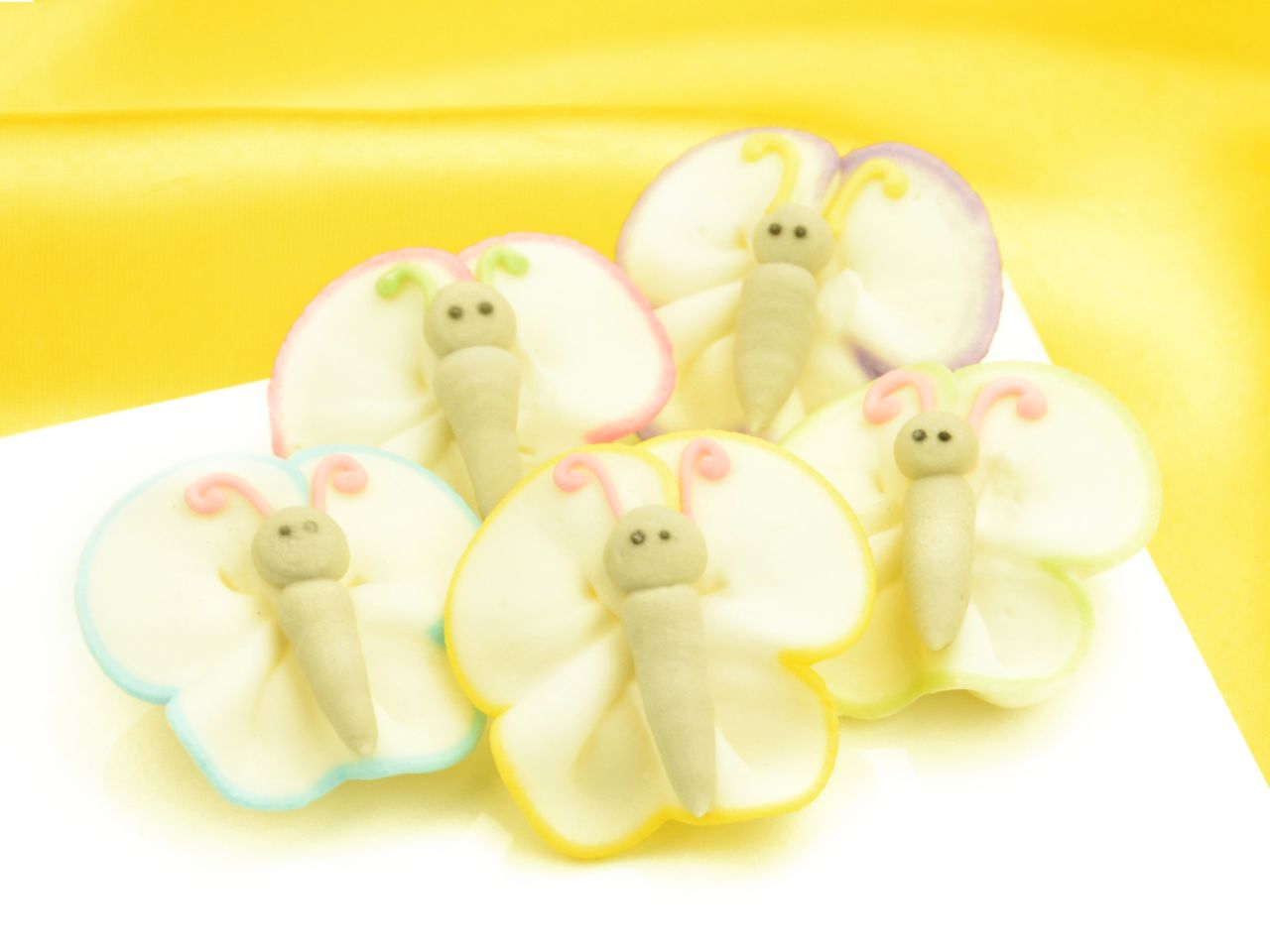 butterflies sugar 5 pieces