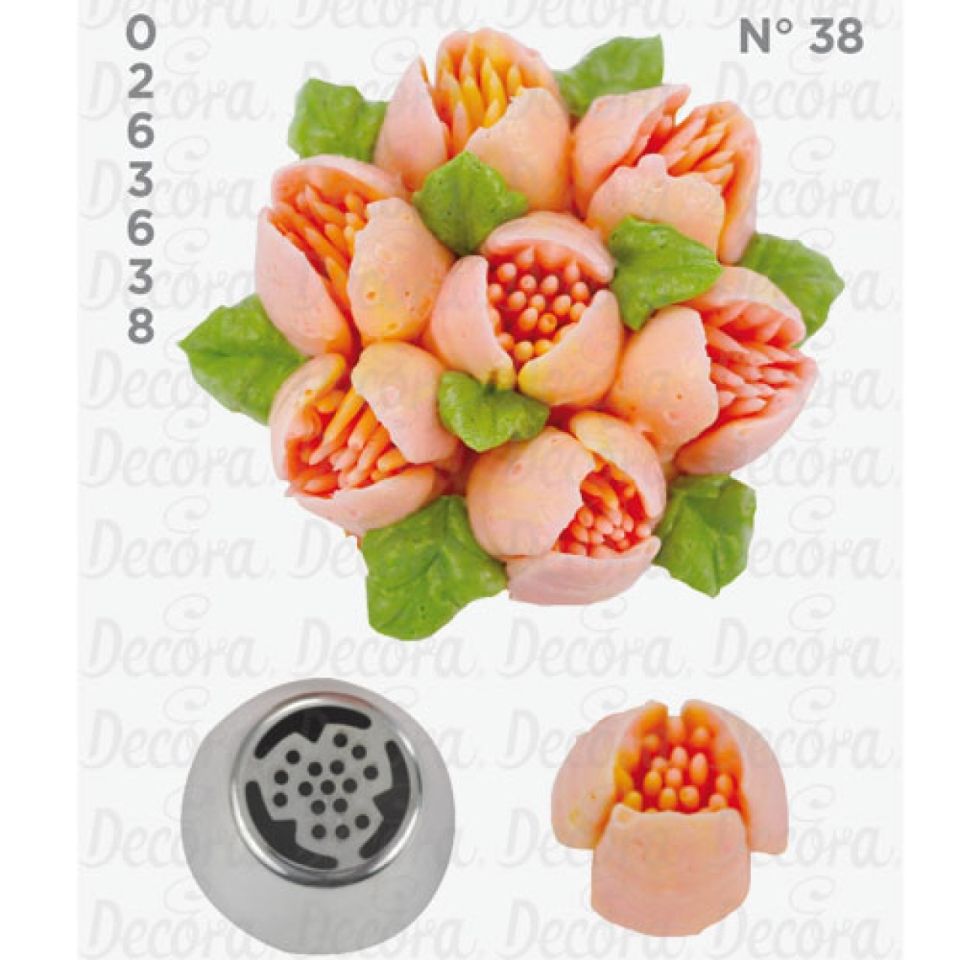decora tuelle blume mit staubblaetter
