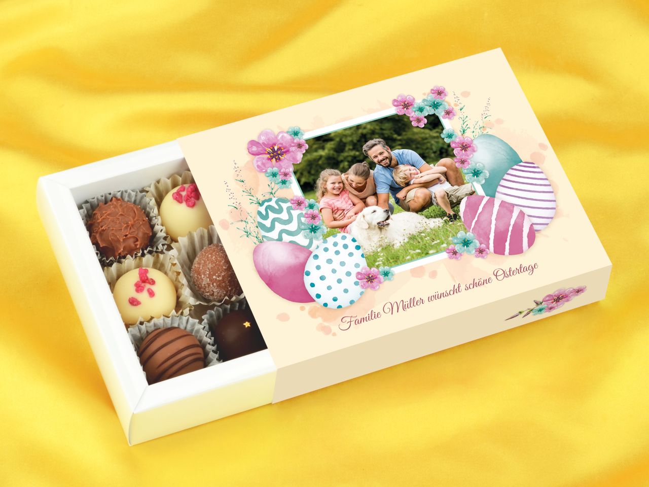 trueffelverpackung fuer 12 trueffel individuell ostern 2