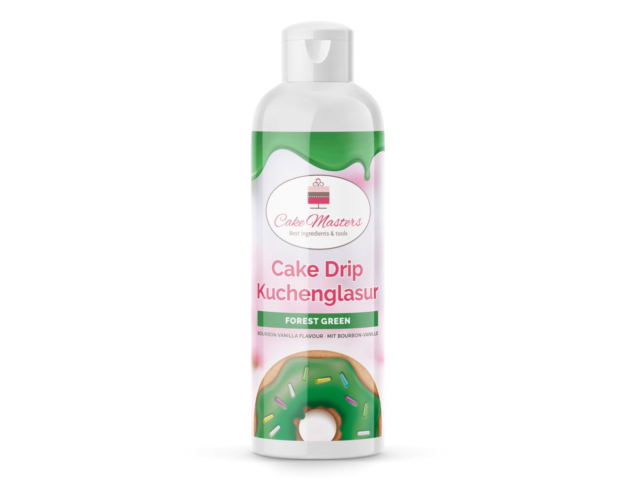 cake drip glasur forest green 250g