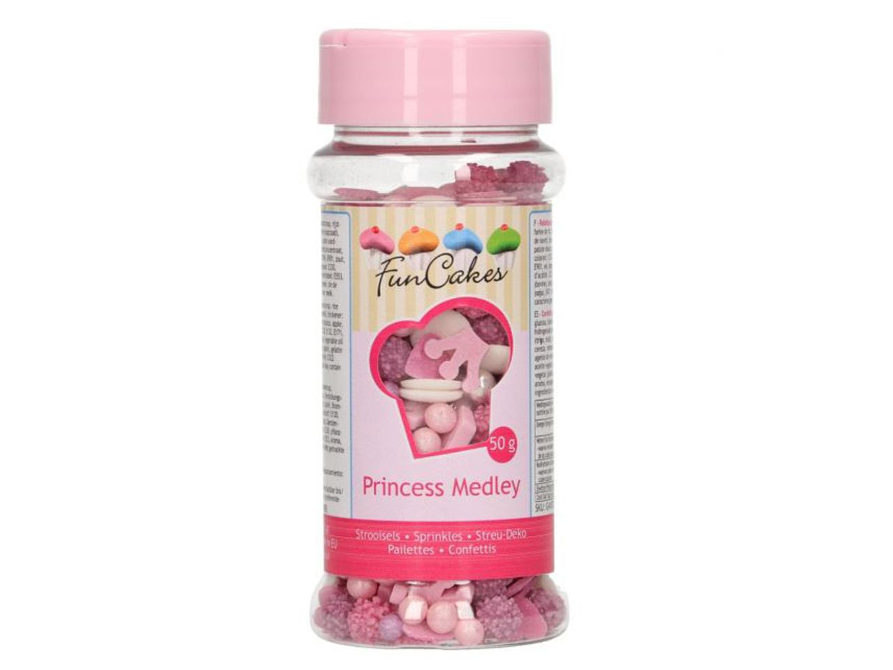 funcakes streudekor mix prinzessin 50g