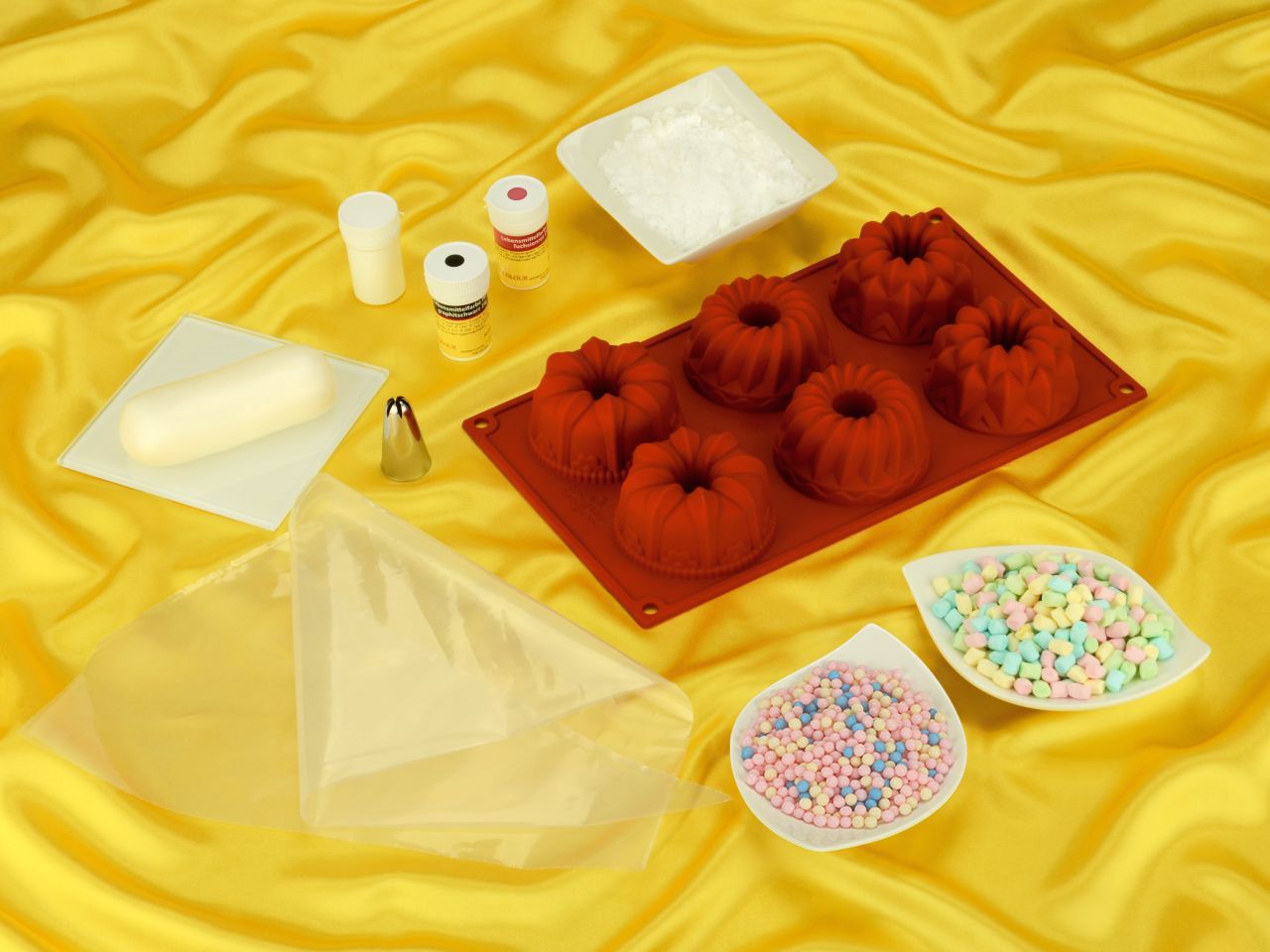 mini bundt easter bunny set