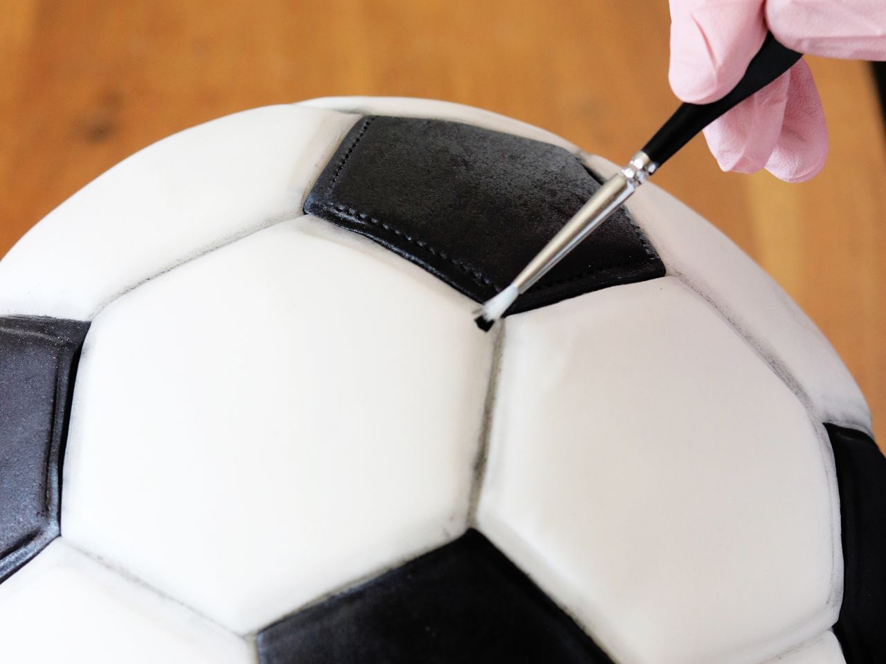 fussball torte geschenk set