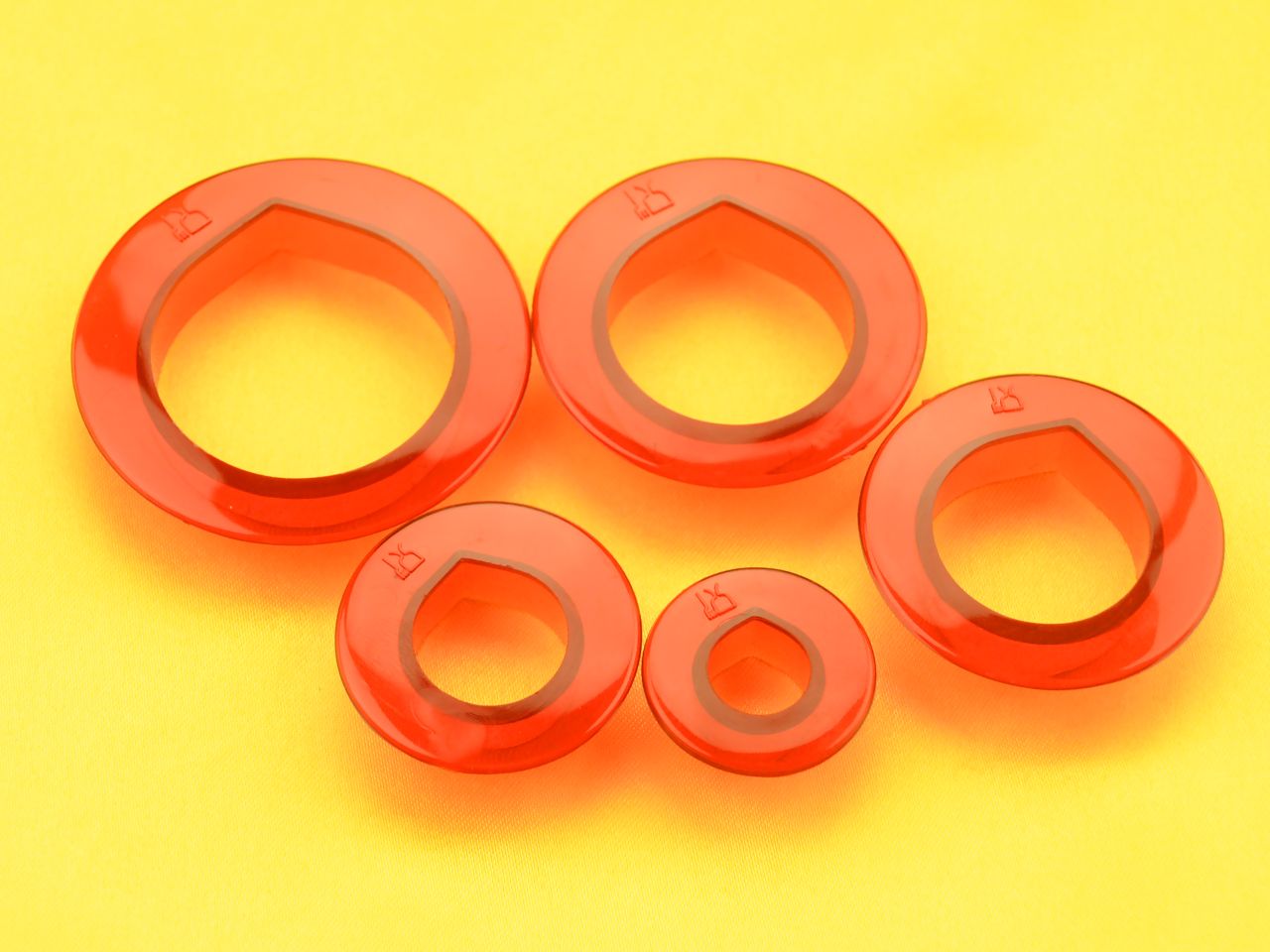 rose blossom leaves cutter 5 piece