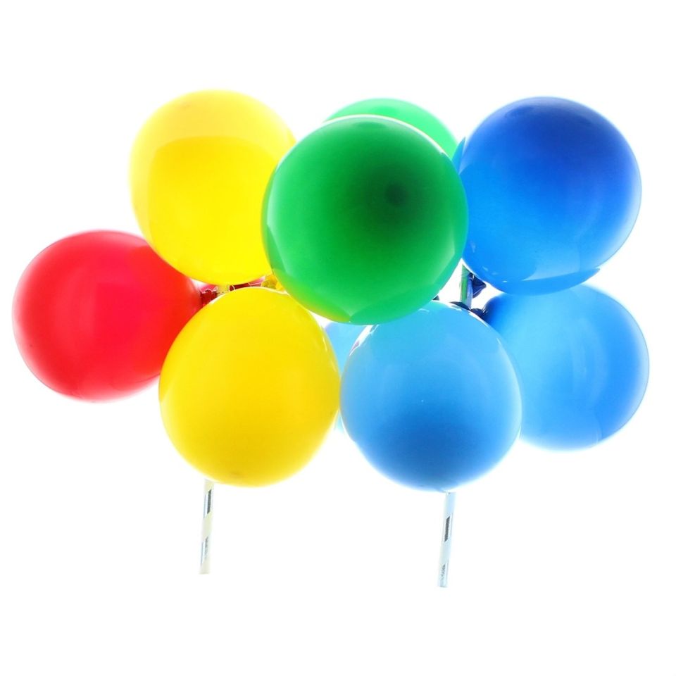 tortentopper ballons regenbogen