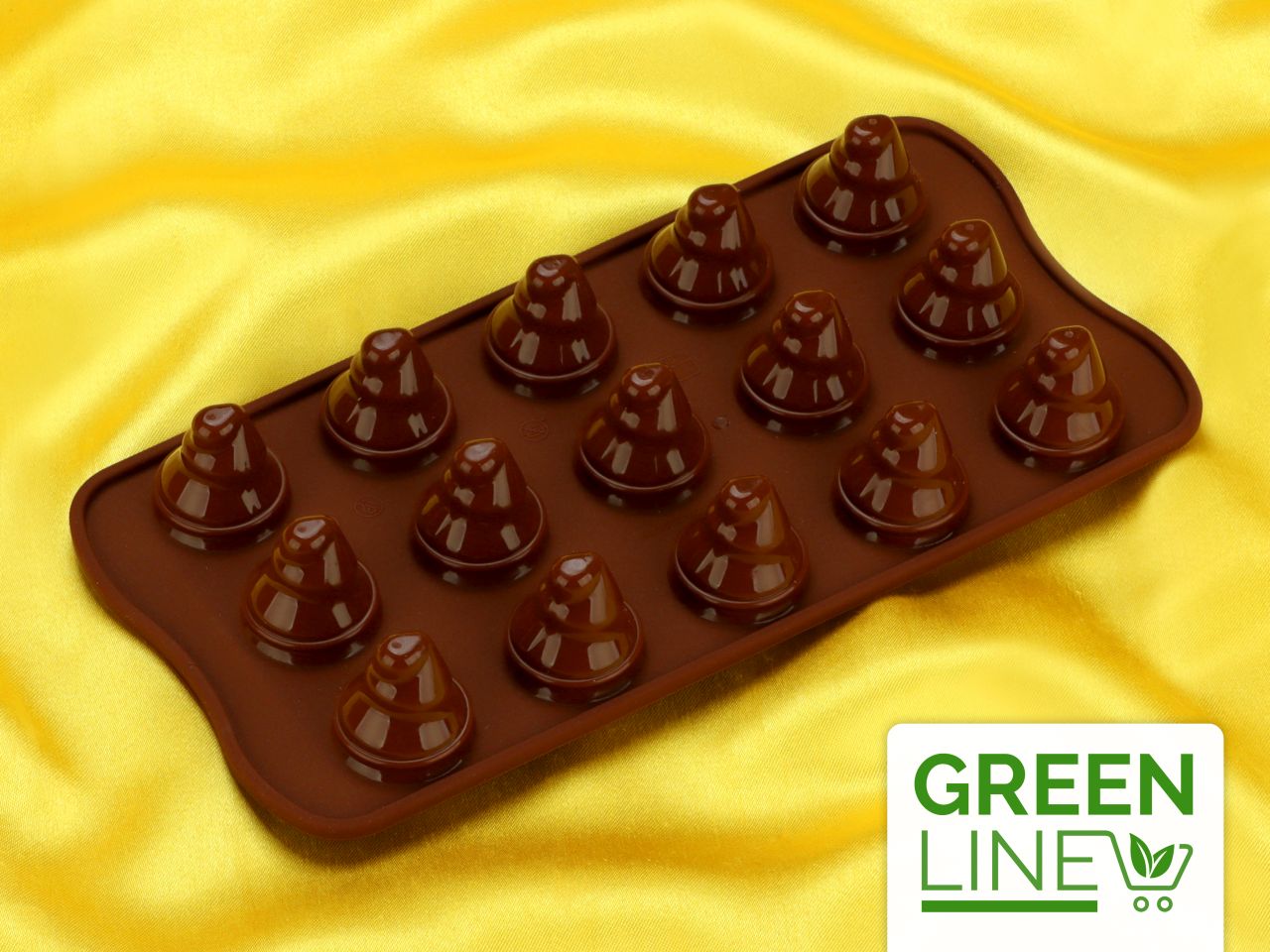 silikon pralinenform choco trees
