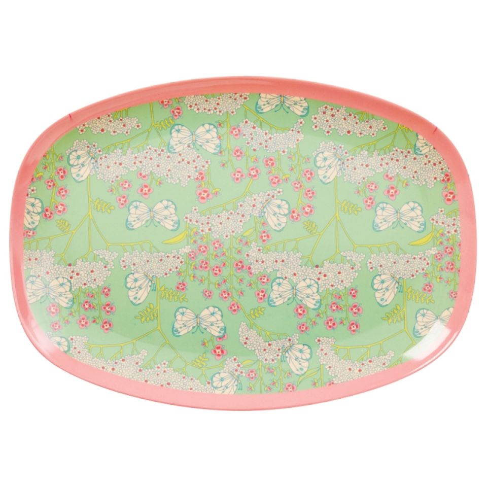 rice tray 30x22cm schmetterling