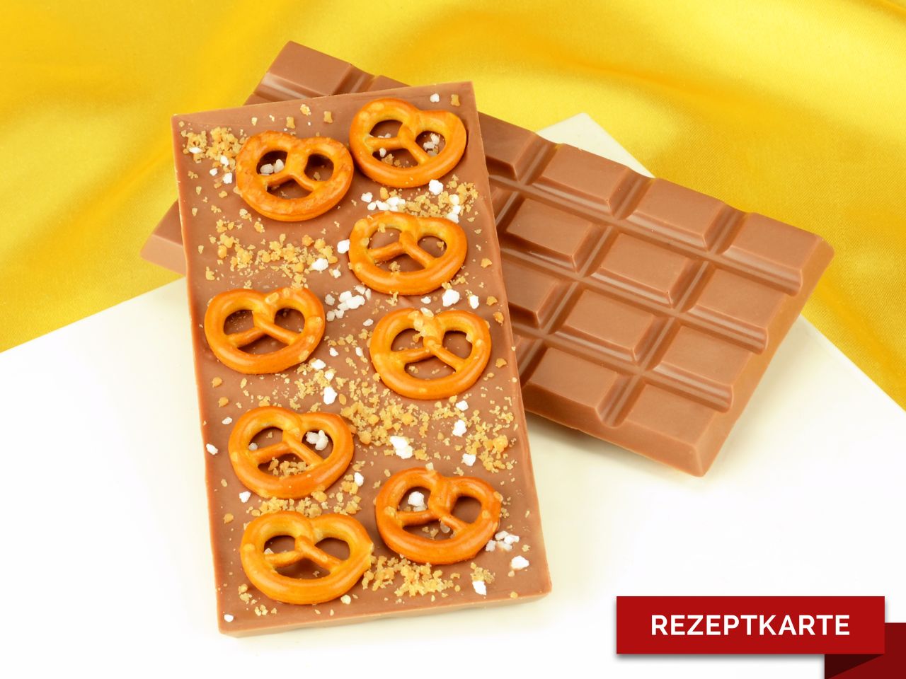 schokoladentafel salz karamell rezeptkarte