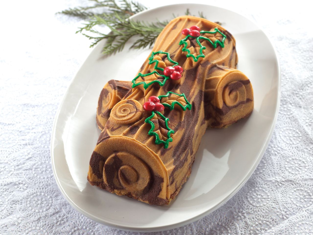 nordic ware buche de noel yule log pan
