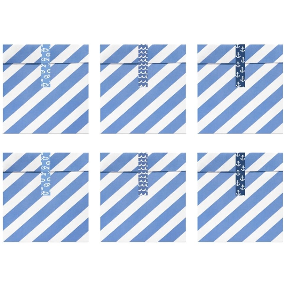 geschenktueten babyblau ahoy