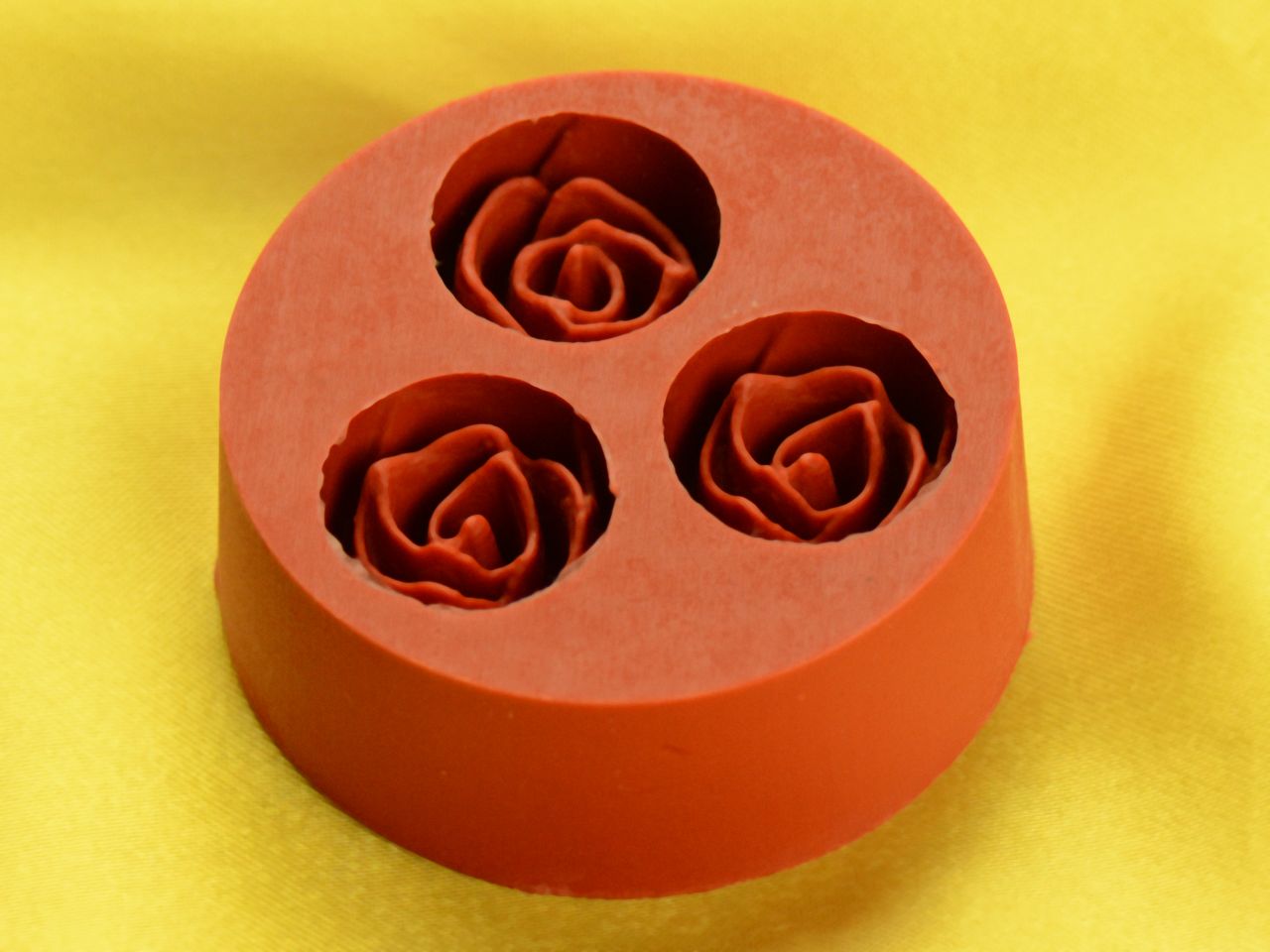 flex mould rose small 3 roses