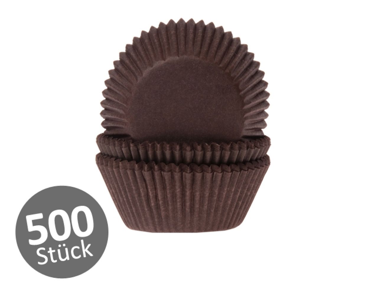 mini muffinfoermchen braun 500 stueck