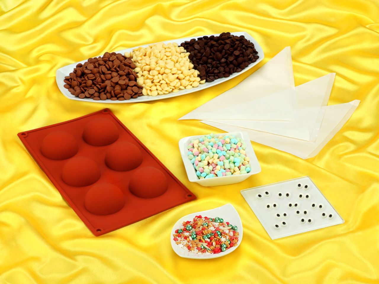 hot chocolate bombs set christmas edition