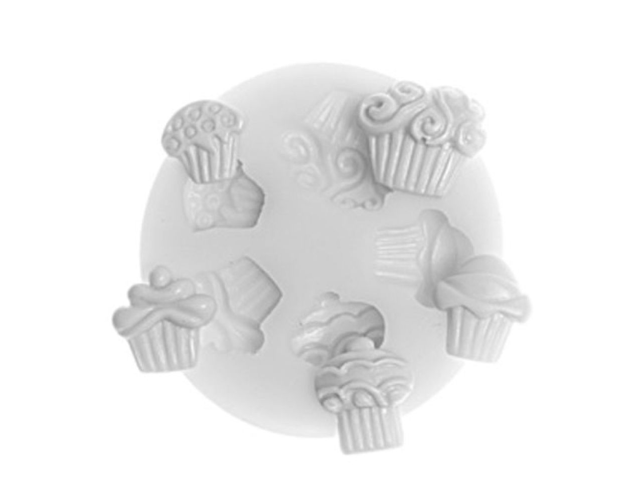 silikomart fondantform cupcakes