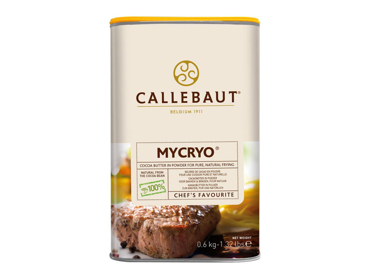 callebaut mycryo kakaobutter pulver 600g