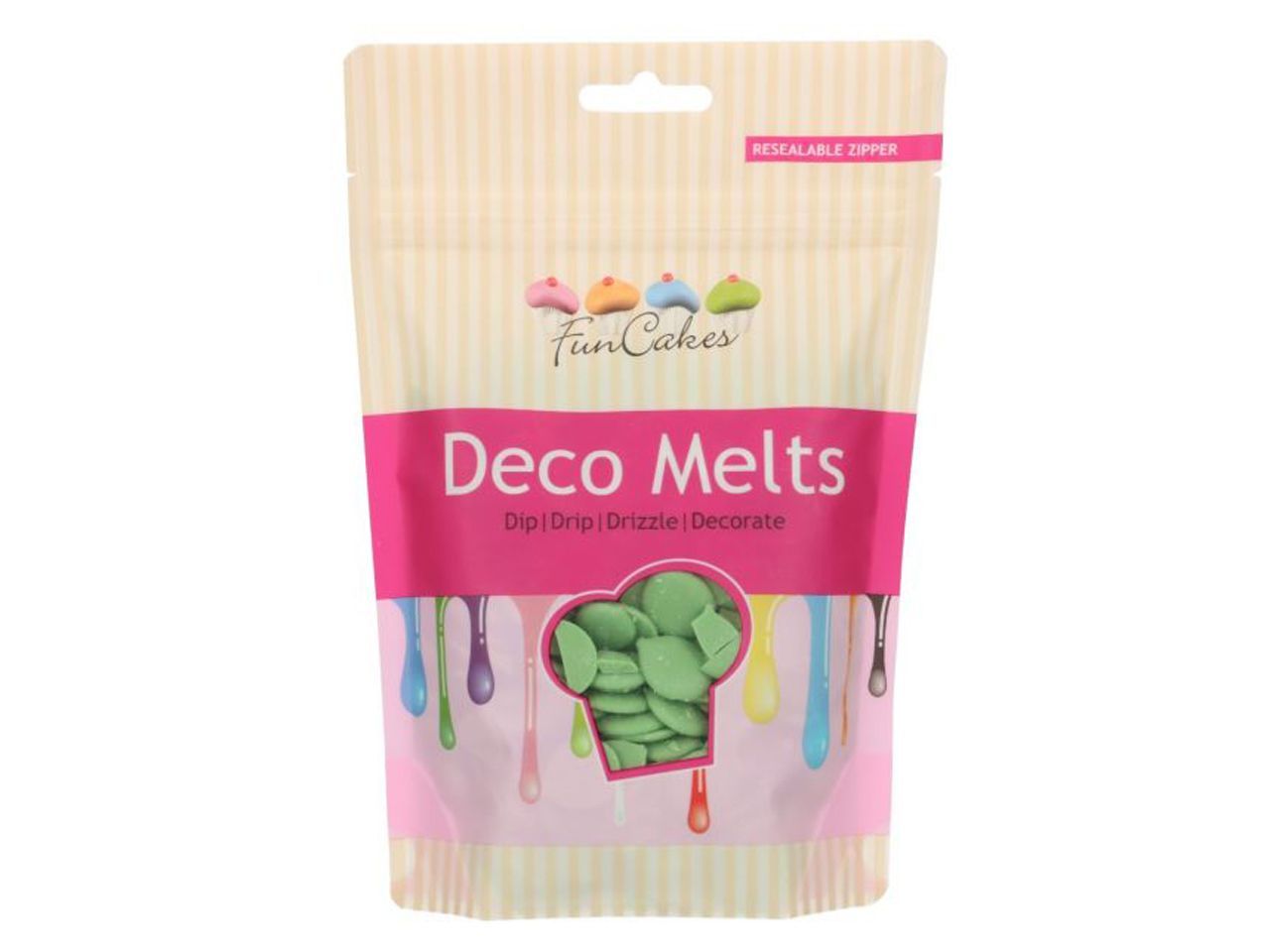funcakes deco melts gruen 250g