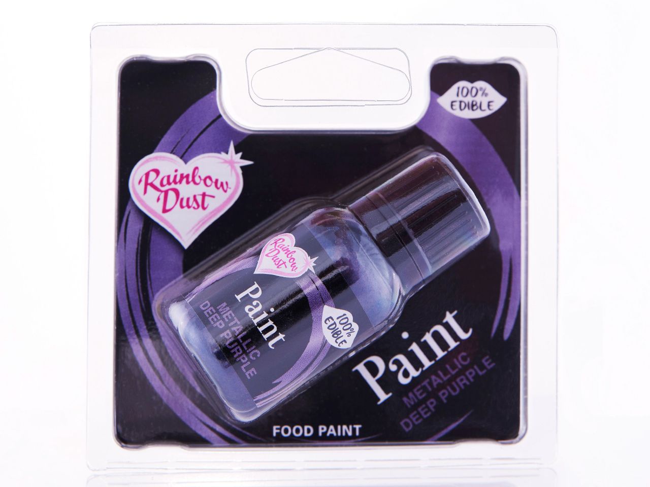 metallic lebensmittelfarbe deep purple 25ml