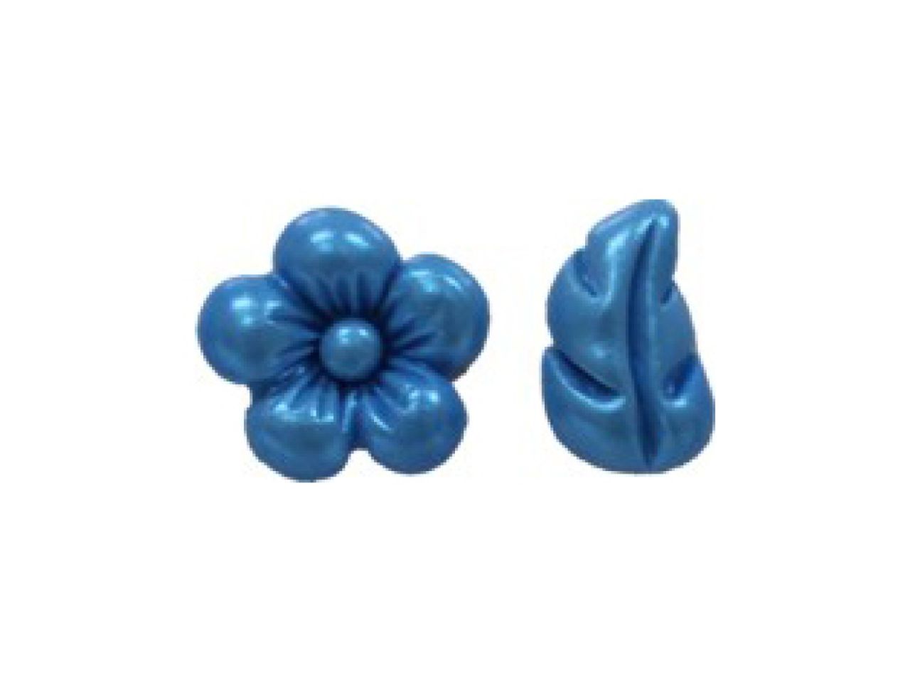 fondantform bluete blatt