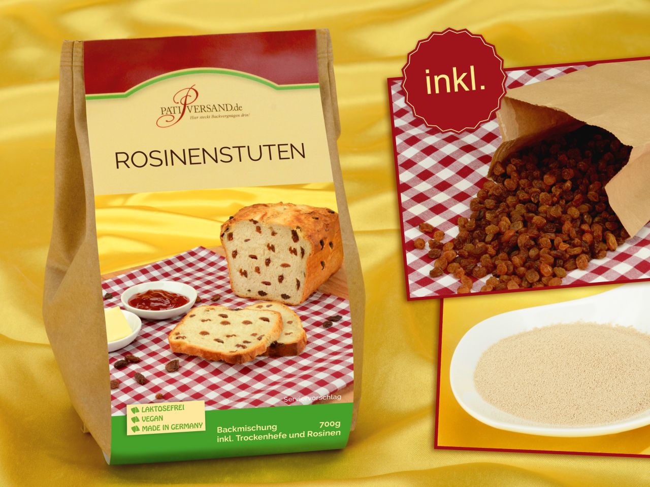 backmischung rosinenstuten 700g
