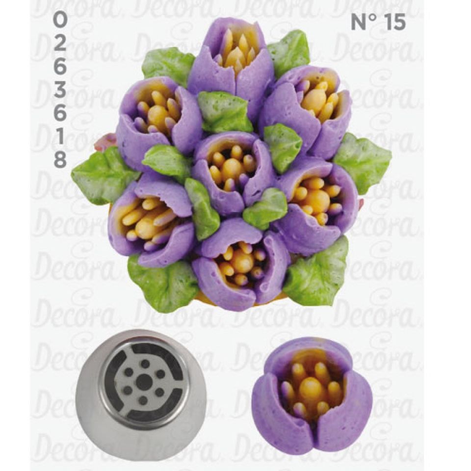 decora tuelle tulpe mit 3 bluetenblaetter