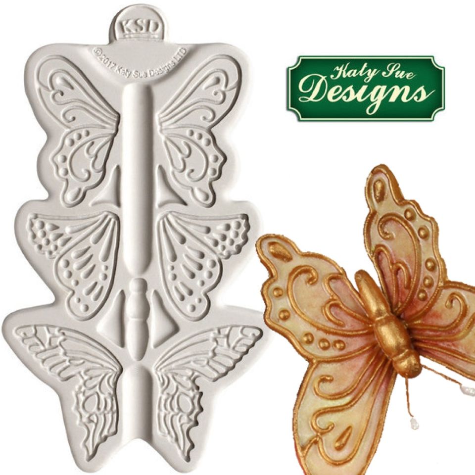 fondantform schmetterling 3 designs