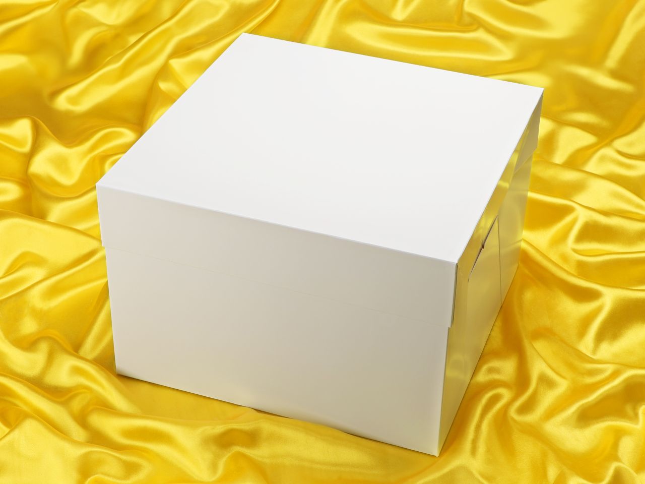 cake box white 30x30x20 cm