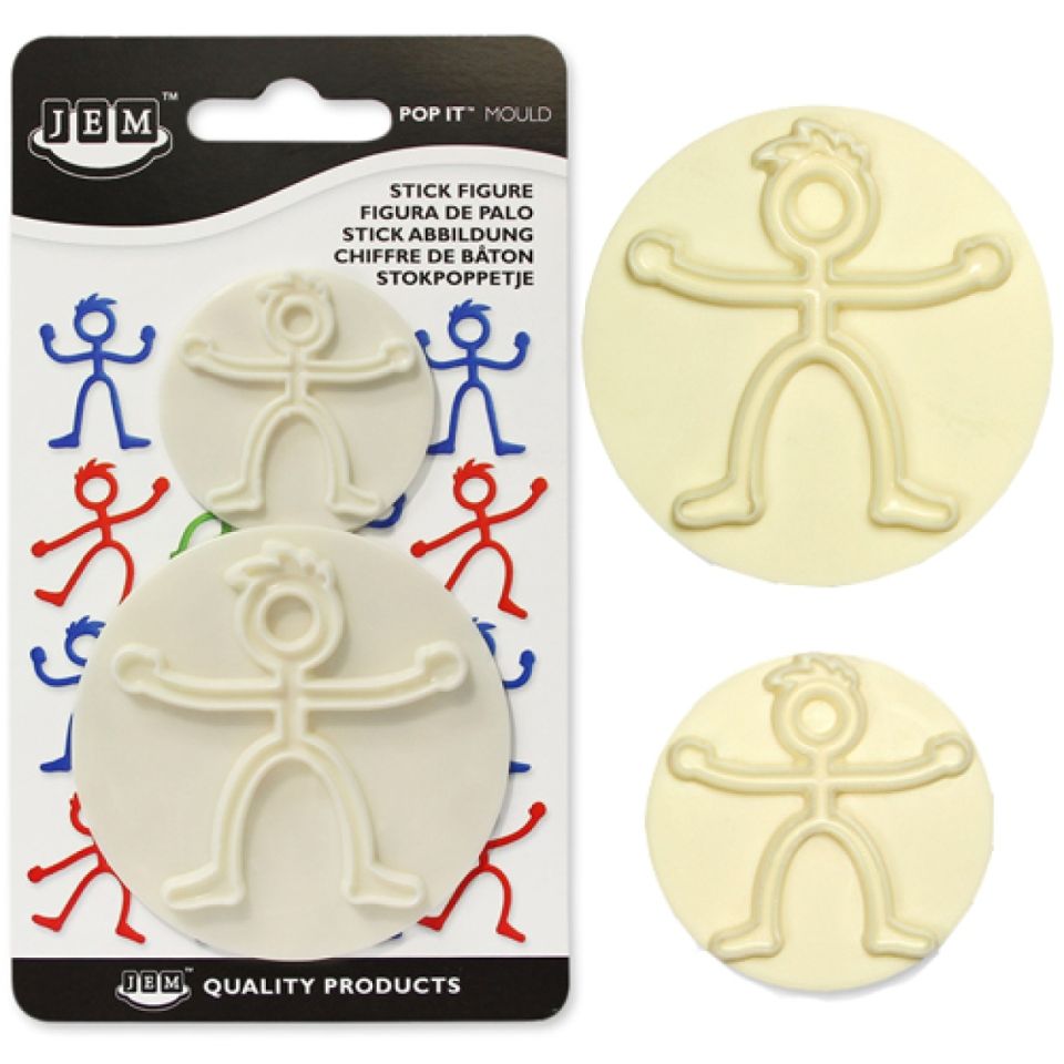fondant ausstecher maennchen 2er set