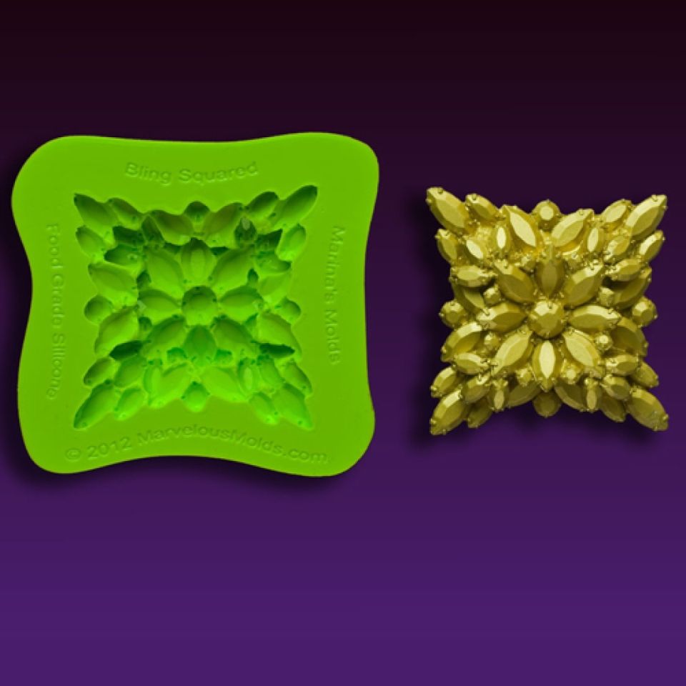 marvelous fondantform bling 5x5 cm